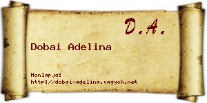 Dobai Adelina névjegykártya